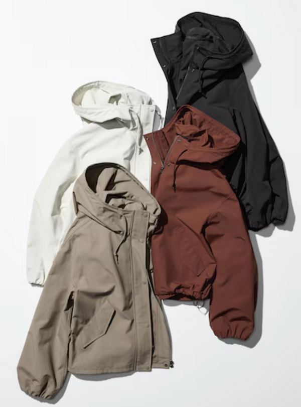 Uniqlo 479229 Cotton Blend Short Parka Women’s Hoodie