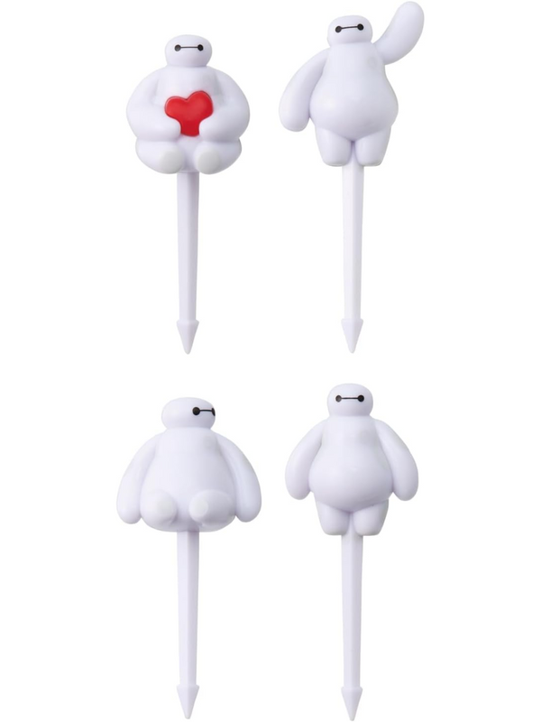 Disney Baymax 3D Food Picks Set of 4