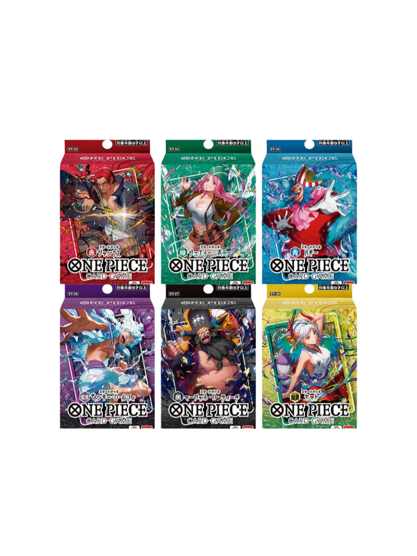 ONE PIECE Card Game Start Deck Set ST-23 to ST-28 Japanese HARUYAMA ONE PIECE Card Game Start Deck Set ST-23 to ST-28 Japanese HARUYAMA