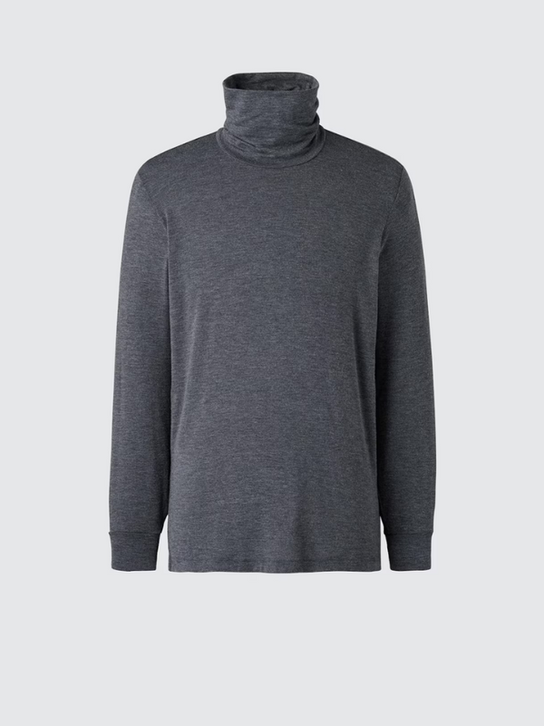 UNIQLO Extra Warm HEATTECH Cashmere Blend Turtleneck Top 9/10 Sleeve