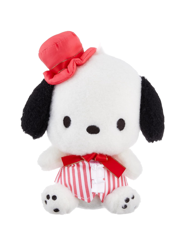 Sanrio Pochacco Plush Toy with Stripe Vest S Size