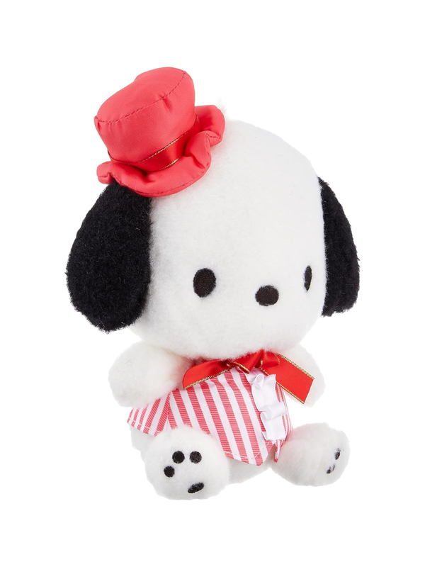 Sanrio Pochacco Plush Toy with Stripe Vest S Size