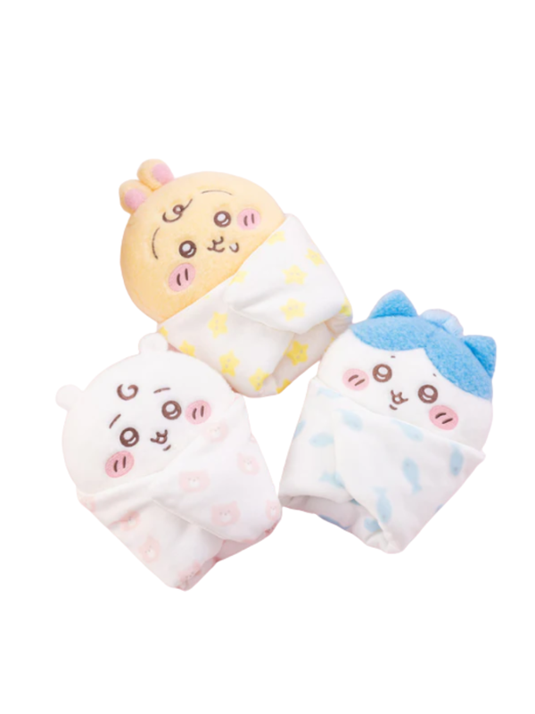 Chiikawa Baby Plush Toy with Swaddle Blanket Set
