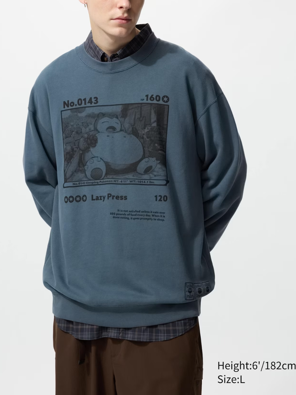 Uniqlo Pokemon UT Trading Cards Sweatshirt