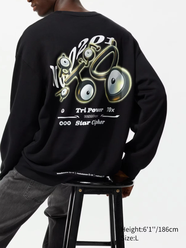 Uniqlo Pokemon UT Trading Cards Sweatshirt