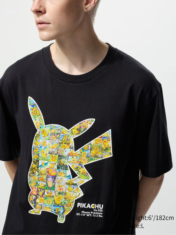 UNIQLO Pokemon Trading Card Art Unisex Long Sleeve T‑Shirt 475742