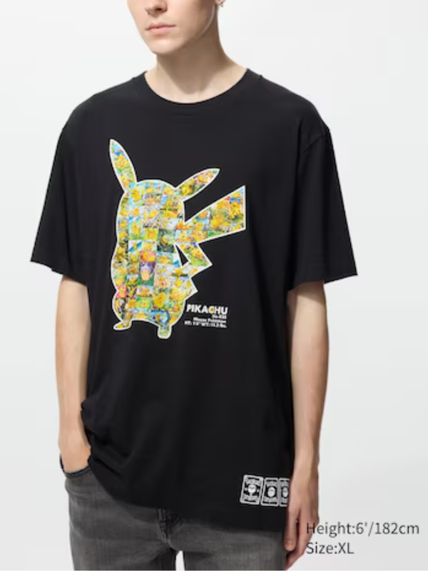 UNIQLO Pokemon Trading Card Art Unisex Long Sleeve T‑Shirt 475742
