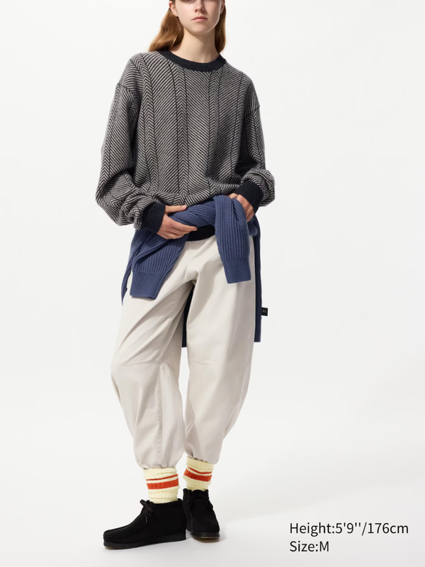 UNIQLO and JW ANDERSON Lambswool Crew Neck Sweater