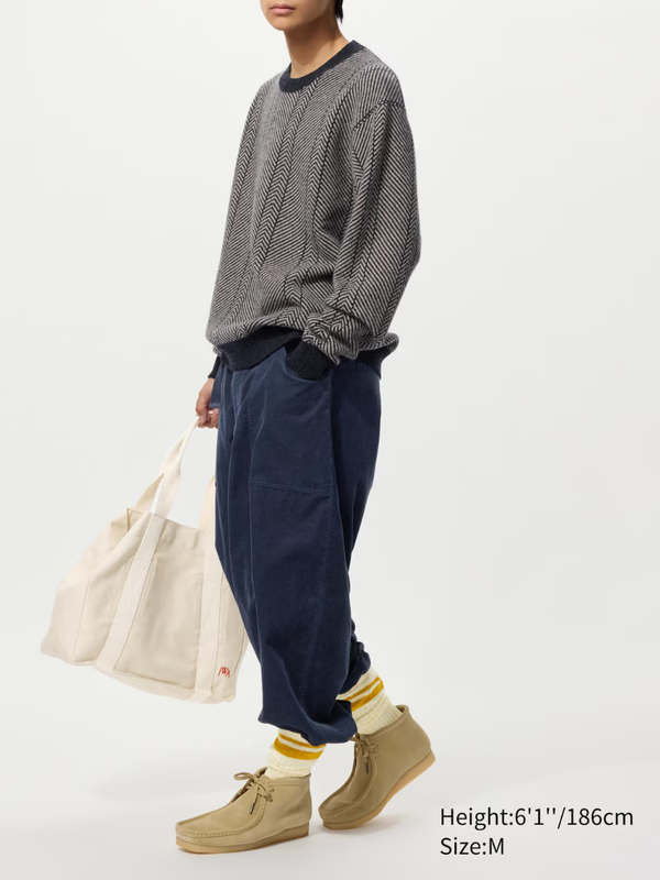 UNIQLO and JW ANDERSON Lambswool Crew Neck Sweater