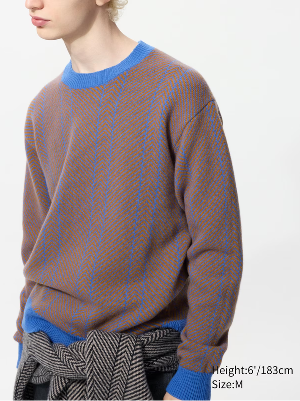 UNIQLO and JW ANDERSON Lambswool Crew Neck Sweater