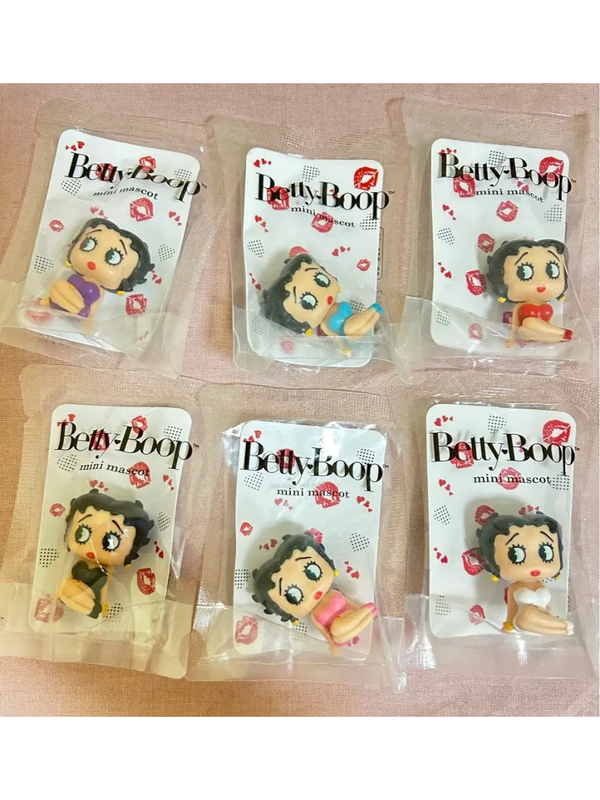 Betty Boop Mini Figure 6 Colors Japan Vinyl Resin
