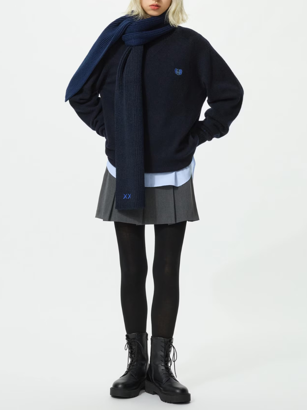 UNIQLO KAWS Winter HEATTECH Knit Scarf