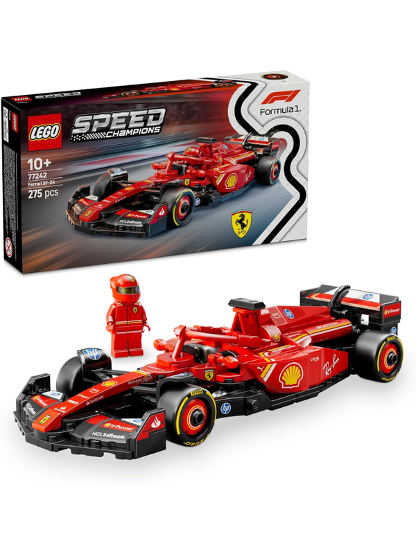 LEGO 77242 Speed Champion Ferrari SF-24 F1 Race Car Toy