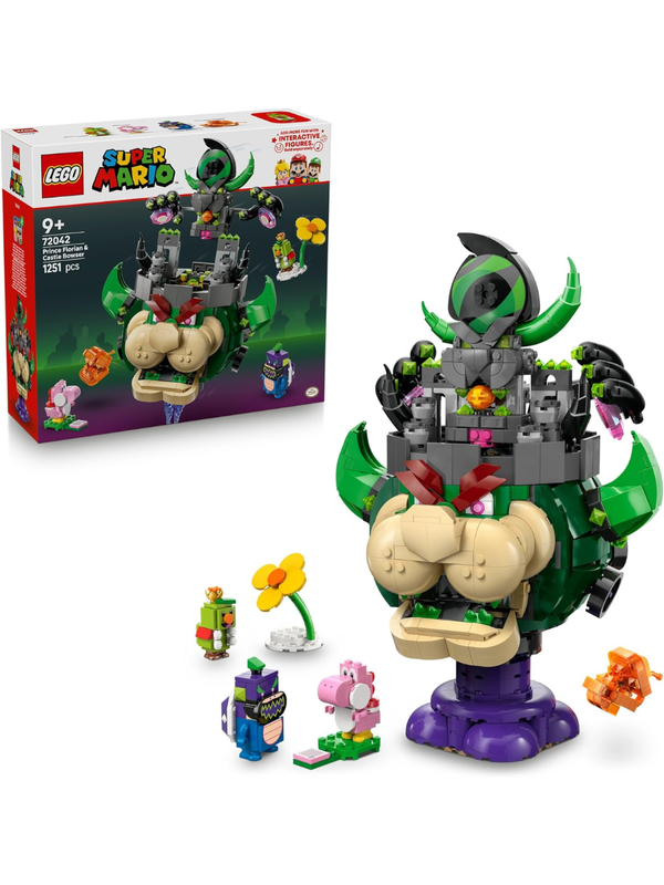 LEGO 72042 Super Mario Prince Florian and Castle Bowser Building Set