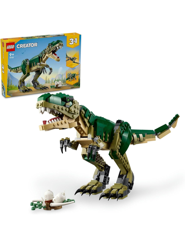 LEGO 31151 Creator Expert 3-in-1 T-Rex, Triceratops, Pterodactyl Building Set