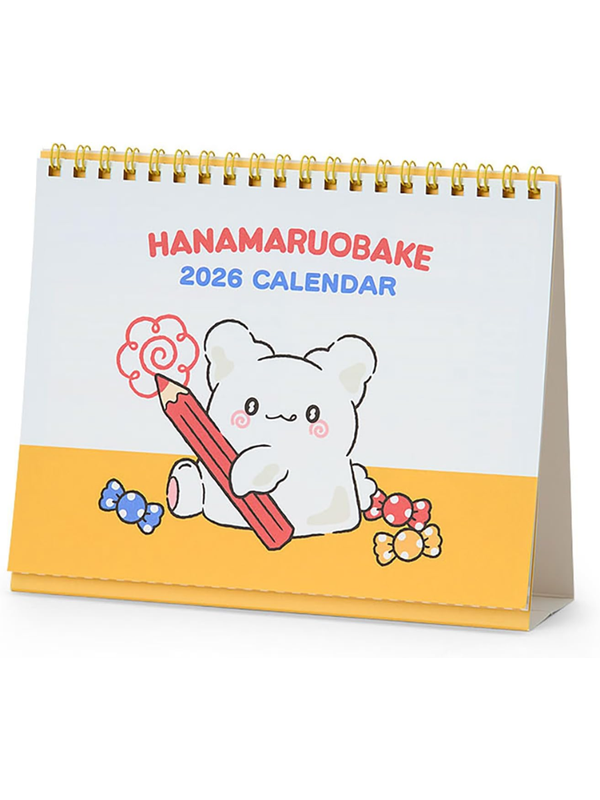 Sanrio 622206 Ring Calendar 2026 Ghosts Tabletop Paper Calendar
