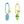 Load image into Gallery viewer, PIKMIN Mascot Mini Plush Toy Keychain Sell Separately Nintendo Official Japan
