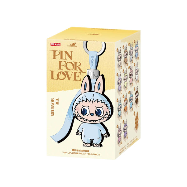 POP MART THE MONSTERS Pin for Love Series Plush Pendant (A–M)