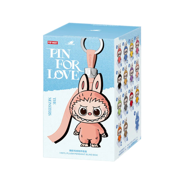 POP MART THE MONSTERS Pin for Love Series Plush Pendant (N–Z)