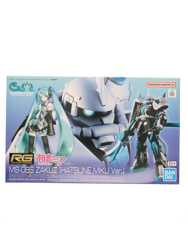 Bandai RG MS-06S Zaku II 1/144 Model Kit Hatsune Miku Ver
