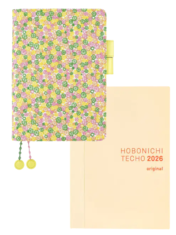 Hobonichi Techo Cousin mina perhonen Skyful Yellow Planner Cover