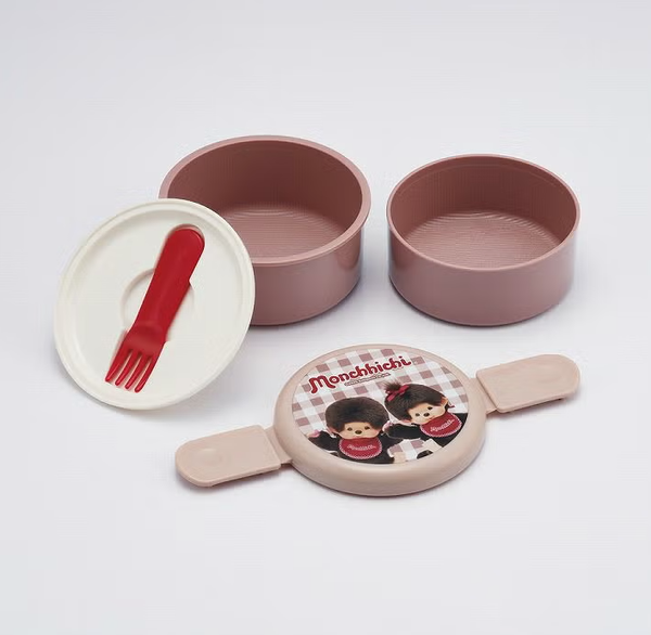 Monchhichi Round 2-Tier Lunch Box