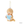 Load image into Gallery viewer, Sweet Sugar Monchhichi Keychain – Heart Hug Plush Doll

