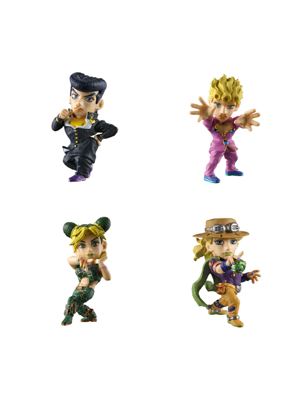 Bandai JoJo Capsule Heroes 02 Complete Set 4 Figure