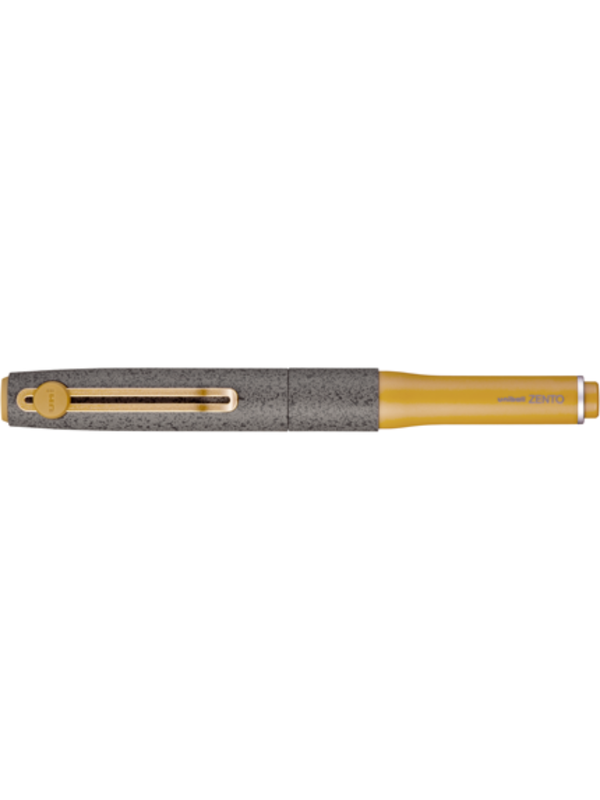 Uni-ball UB-ZHT-05 Zento Signature Model 0.5mm Black Ink Ballpoint Pen Stone Brass