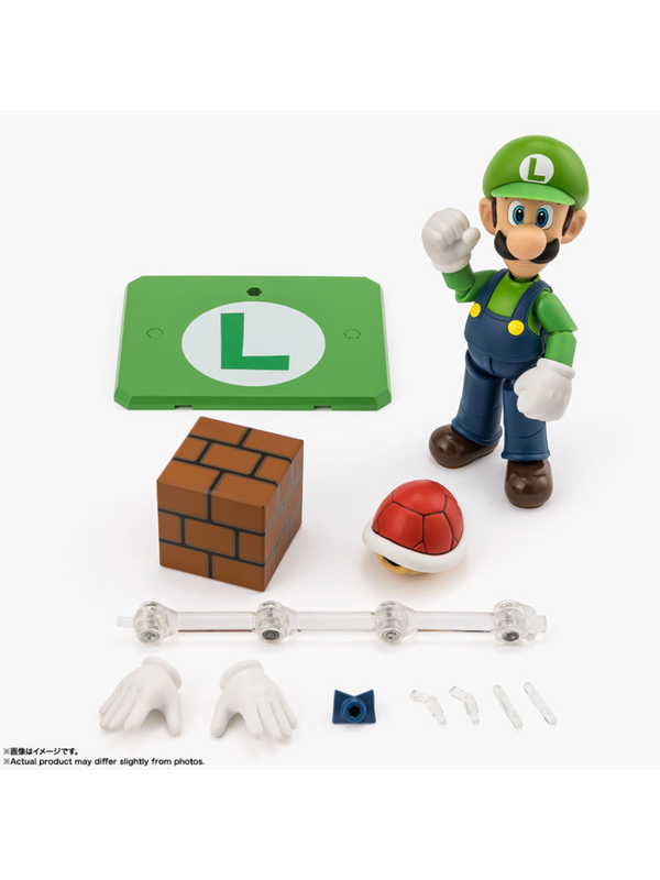 Bandai S.H.Figuarts Super Mario Luigi Action Figure