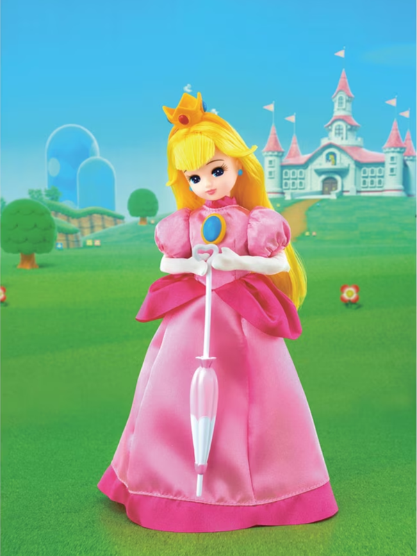 Super Mario Licca-chan Princess Peach Style Doll Figure Set Pre-order