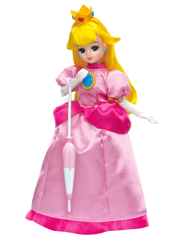 Super Mario Licca-chan Princess Peach Style Doll Figure Set Pre-order