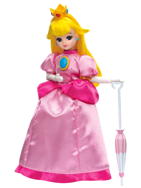Super Mario Licca-chan Princess Peach Style Doll Figure Set Pre-order