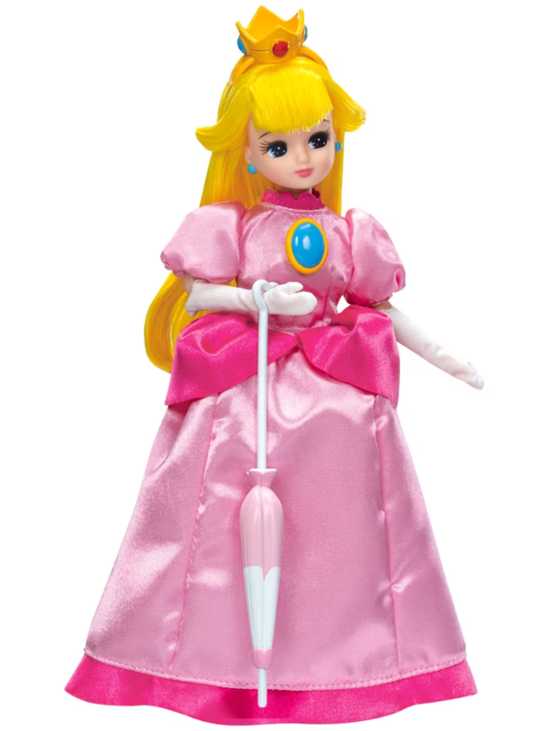 Super Mario Licca-chan Princess Peach Style Doll Figure Set Pre-order