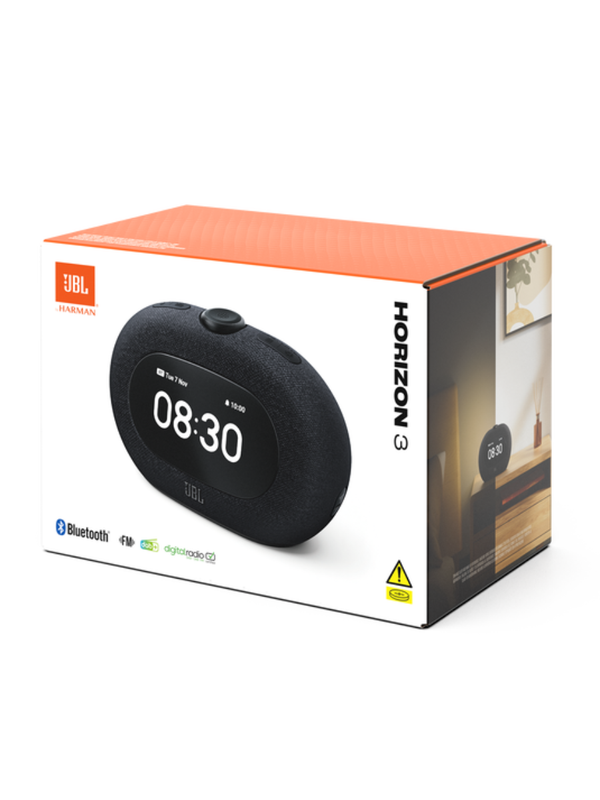 JBL Horizon 3 Black Bluetooth Speaker Alarm Clock