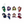 Load image into Gallery viewer, The Apothecary Diaries Onamae Pitanko Rubber Mascot Set
