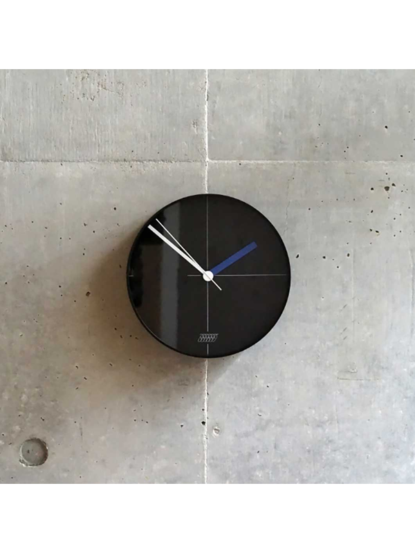 MoMA Ogura Black/Black Line Wall Clock