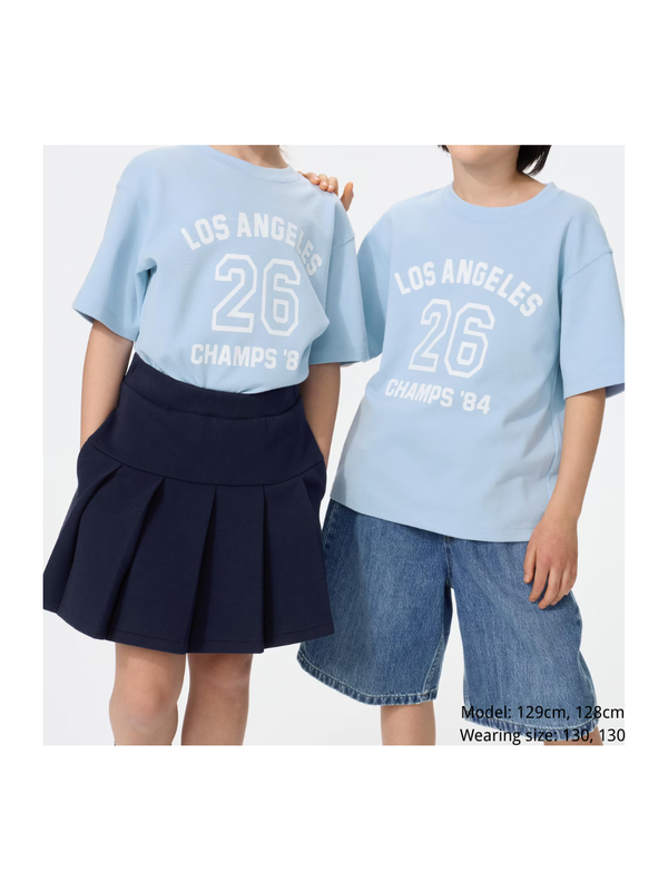 Uniqlo AIRism Cotton Graphic Crew Neck T-Shirt
