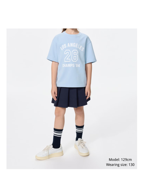 Uniqlo AIRism Cotton Graphic Crew Neck T-Shirt