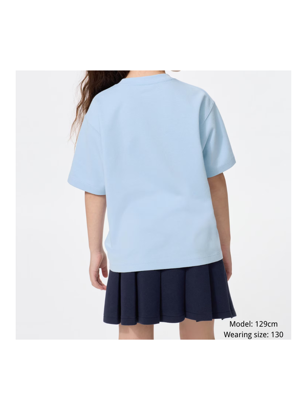 Uniqlo AIRism Cotton Graphic Crew Neck T-Shirt