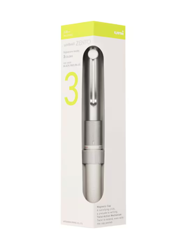 Mitsubishi Pencil Uni-ball ZENTO 3-Color Ballpoint Pen 0.38mm