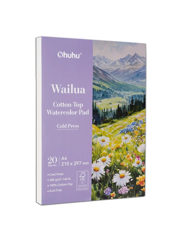 Ohuhu Wailua Series Cotton Watercolor Paper Pad