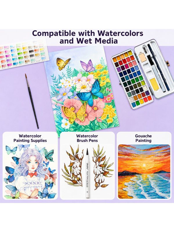 Ohuhu Wailua Series Cotton Watercolor Paper Pad