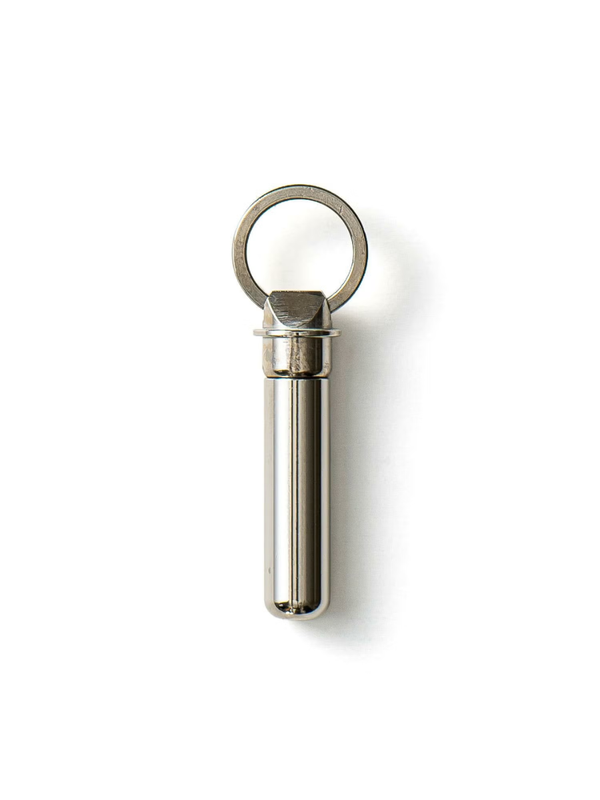 CANDY DESIGN & WORKS Bullet Key Ring – Industrial-Inspired Metal Keychain