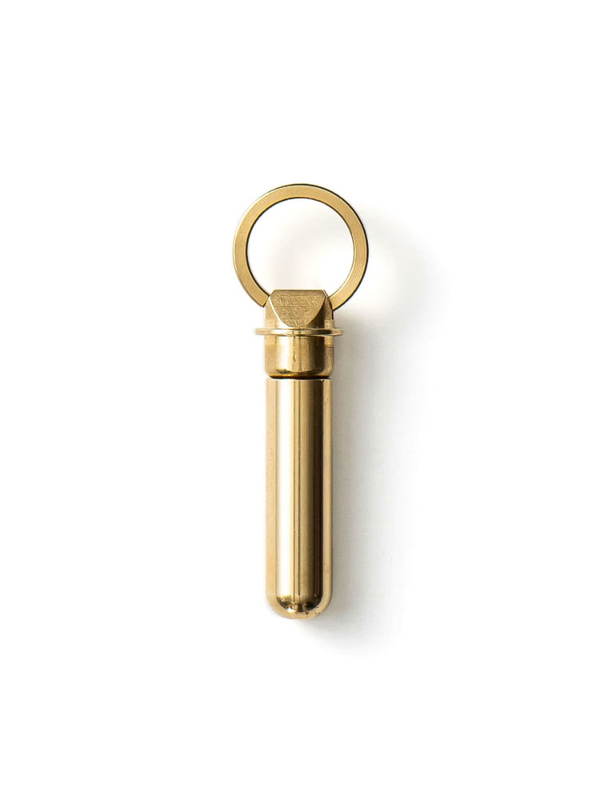 CANDY DESIGN & WORKS Bullet Key Ring – Industrial-Inspired Metal Keychain