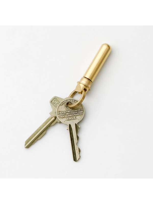 CANDY DESIGN & WORKS Bullet Key Ring – Industrial-Inspired Metal Keychain