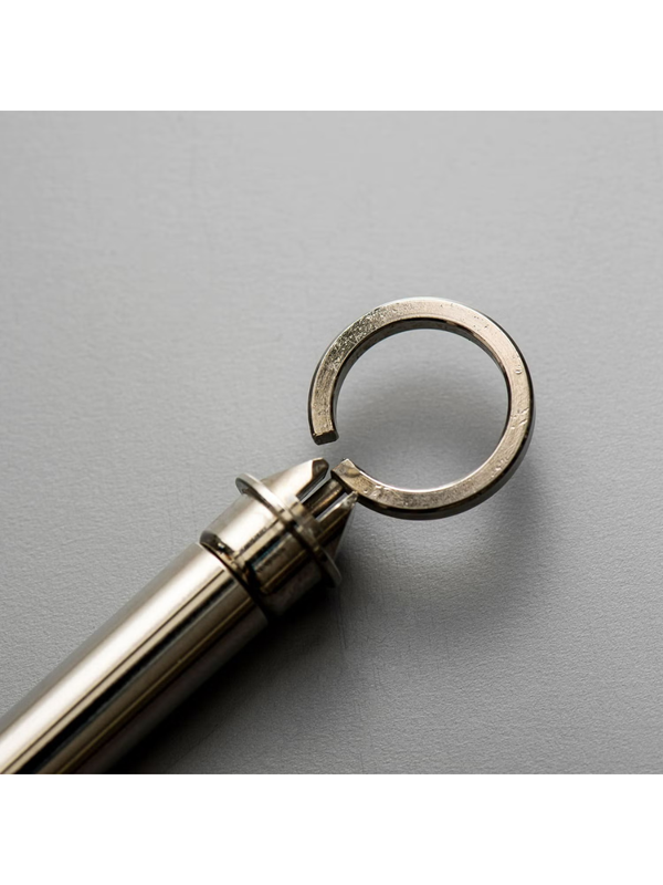 CANDY DESIGN & WORKS Bullet Key Ring – Industrial-Inspired Metal Keychain