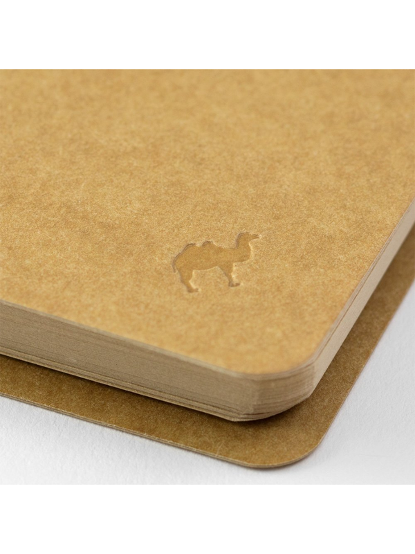 TRAVELER'S COMPANY A5 Slim Spiral Ring Notebook – Plain Kraft Paper Camel