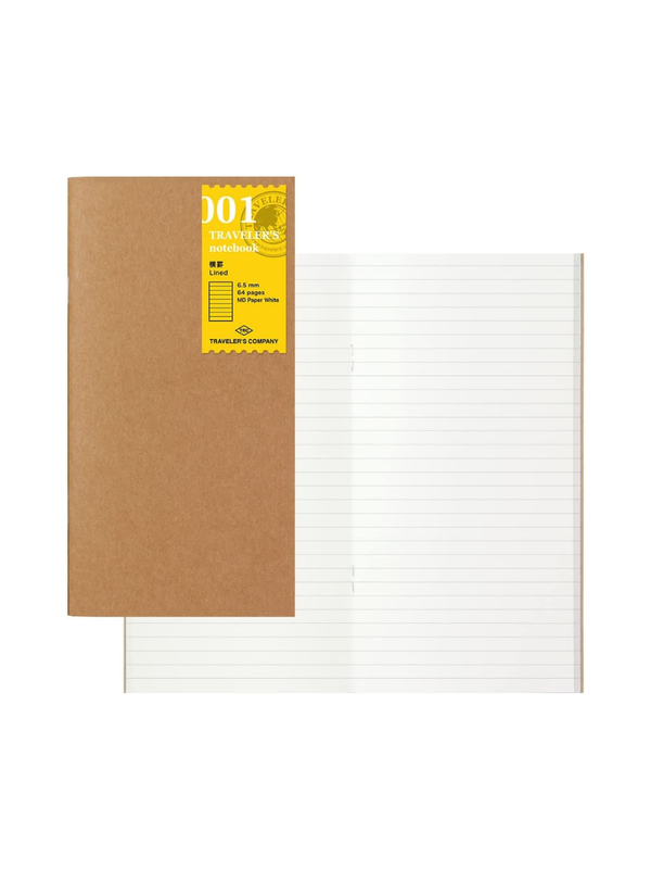 TRAVELER'S notebook Regular Size Refill Lined Paper 2-Pack