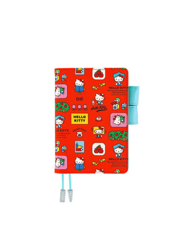 Hobonichi Techo 2027 HELLO KITTY "Techo to Nakayoshi" Planner Cover – A6 Original A5 Cousin Size